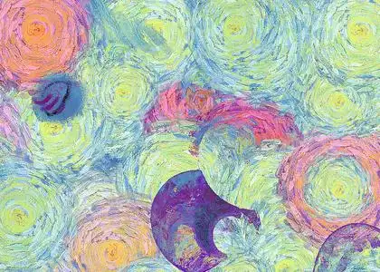 现代水彩画背景图片