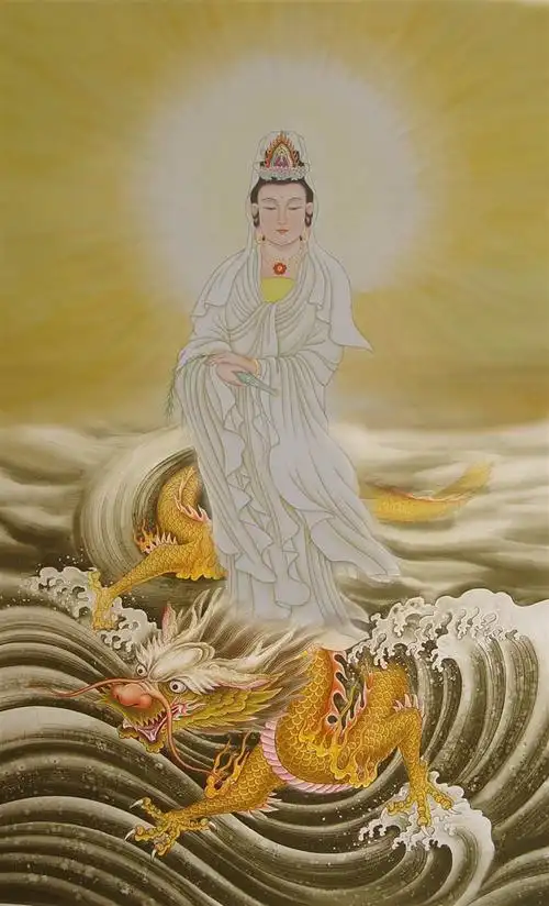 乘龙观音翡翠雕件有什么寓意呢