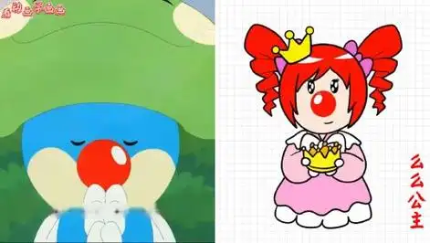 看动漫学画画,摩尔庄园简笔画,英雄美人两不误