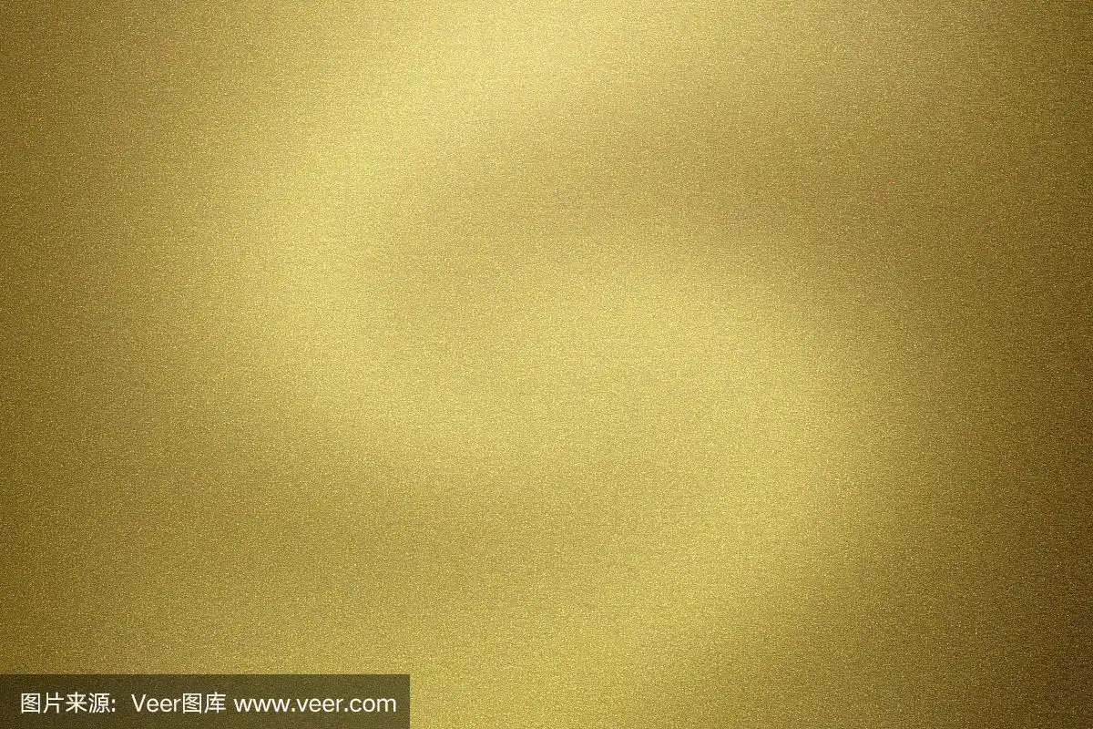 拉丝光泽的金色金属质感,抽象的背景