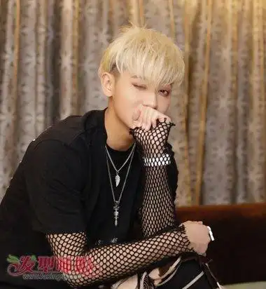 黄子韬二次元画风染发 金色才是最衬白的发色(2)