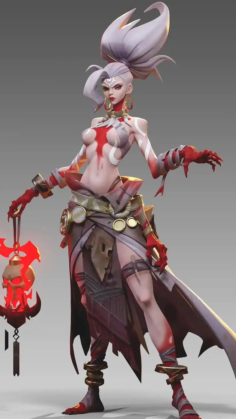 原画vs建模丨灵魂法师.来自我们翼次方短期风格班学员作品#建 - 抖音