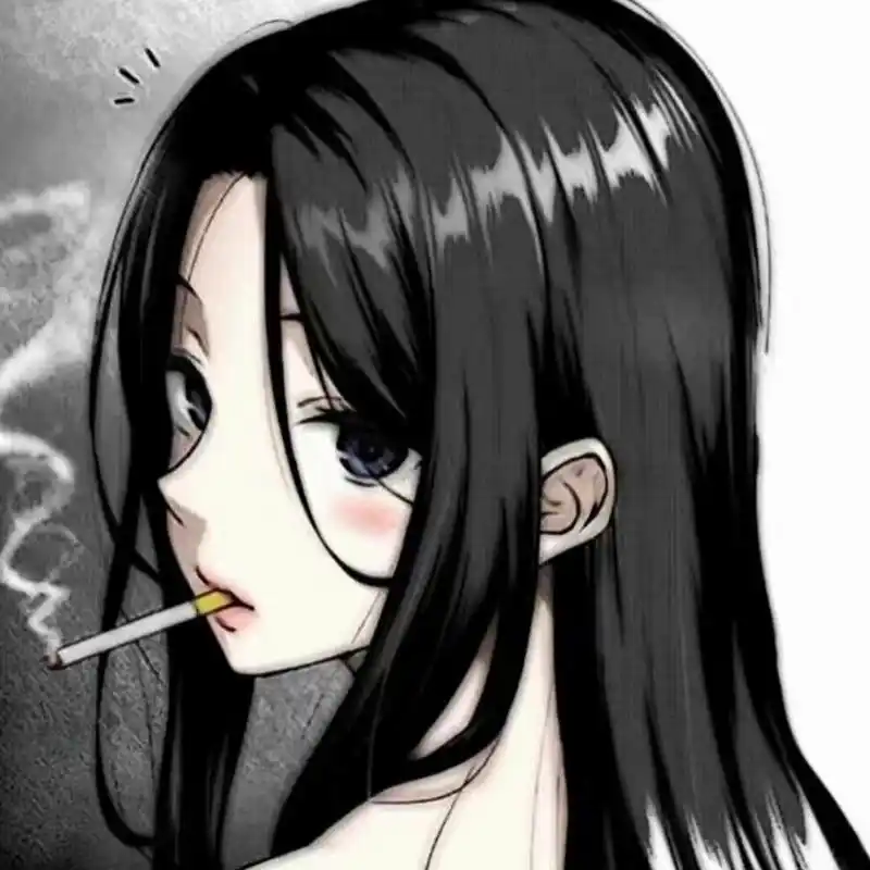 家人们 抽烟风格头像