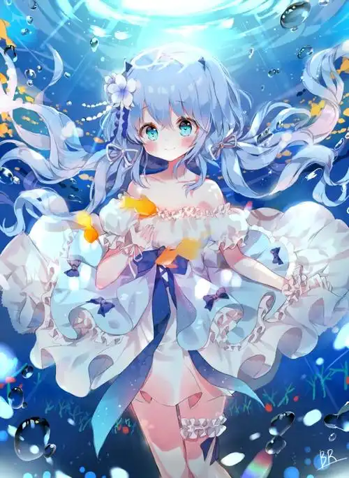 童话色彩的少女插画,细腻笔触将人物刻画的顾盼生姿,浪漫梦幻