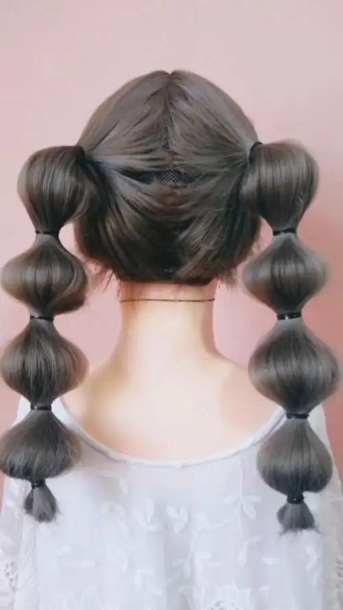 儿童双马尾教程来了,一看就会特简单