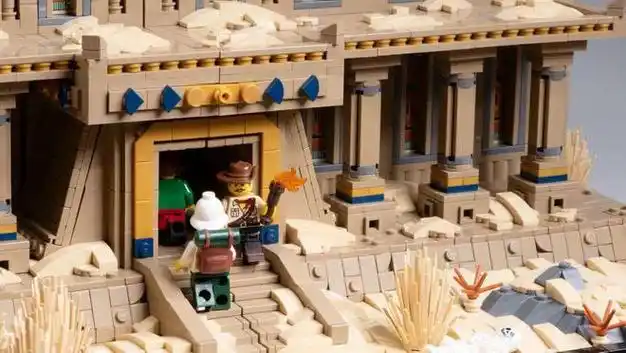 用乐高创作了一组龙过新年场景|积木|大吉|龙年_网易