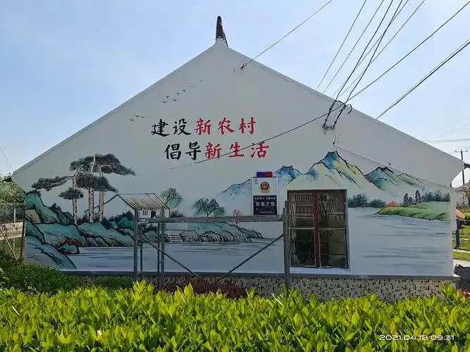 合肥文化墙彩绘哪家好 新农村墙体彩绘价格