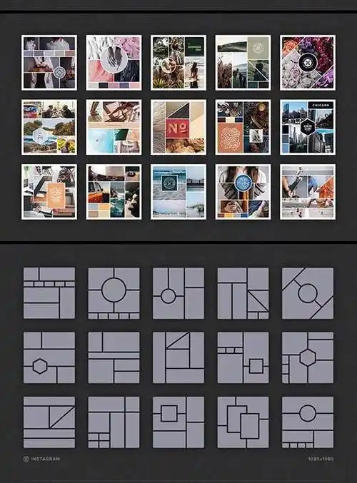 多图排版设计针对不同规格的图片形式给出不同的排版形式超实用转需