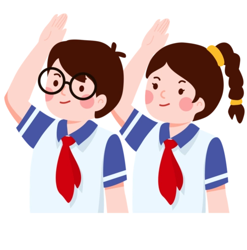 崇明区开展少先队纪念建队72周年主题活动暨六年级换巾仪式_少先队员