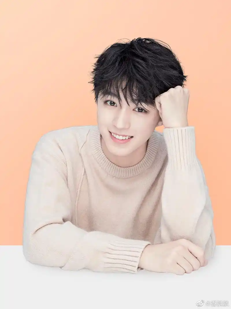 王俊凯帅气神颜美图奶茶系小凯惊艳亮相