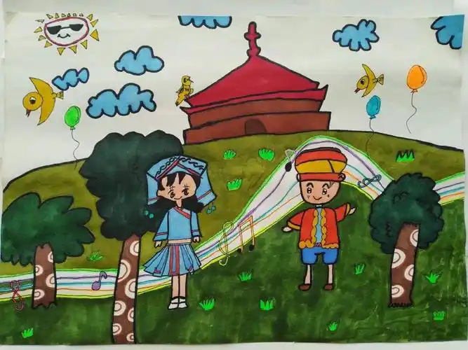 情满八桂画意壮乡三月三主题绘画比赛评选结果出炉啦