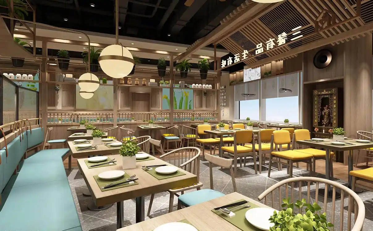 合肥餐饮店装修,餐饮店铺设计效果图,饭店装修细节