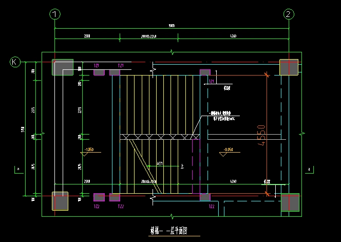 这是标准双跑楼梯几
