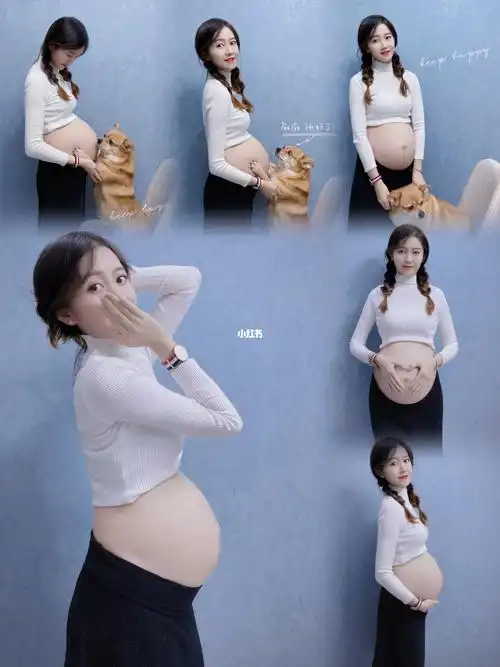 孕29周自己在家拍孕妇照09