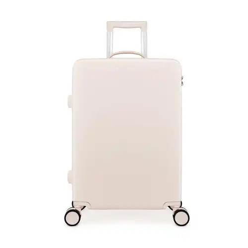 定制行李箱密码箱包万向轮拉链皮箱拉杆箱224寸002拉链谷物白