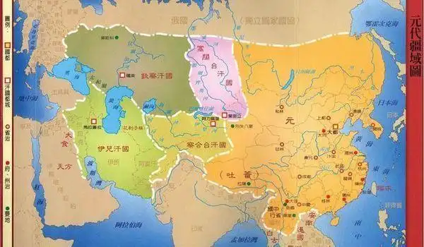 为什么元朝版图上没欧洲,又说打了欧洲