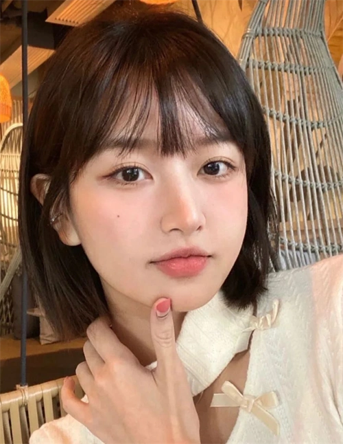 韩式文艺学生头 可爱女学生短发_场合发型 - 美发站