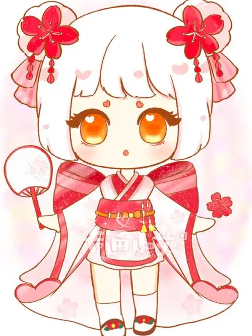 花火 迷你世界新皮肤画画过程