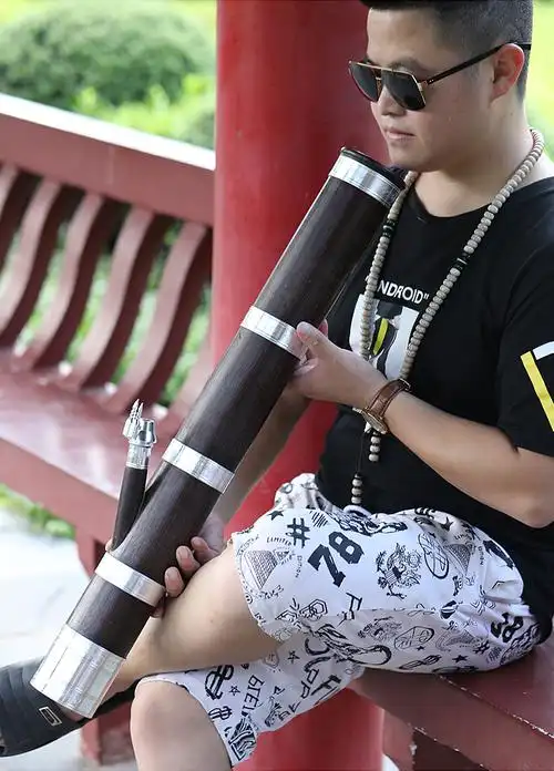 云南烟筒竹子水烟筒烟斗小烟筒大号竹筒过滤老式烟具烟实木烟筒
