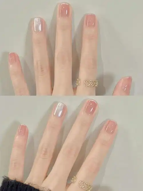 超好看的美甲 短指甲也可以这么美 高级耐看的小短甲推荐 适合上班族