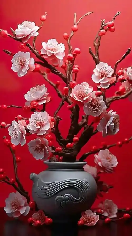 壁纸分享,梅花,在雪中傲然绽放