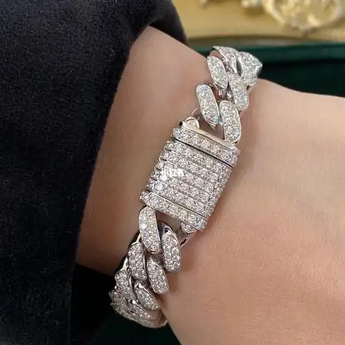 728克拉,18厘米90_男士手链_钻石_时尚_配饰