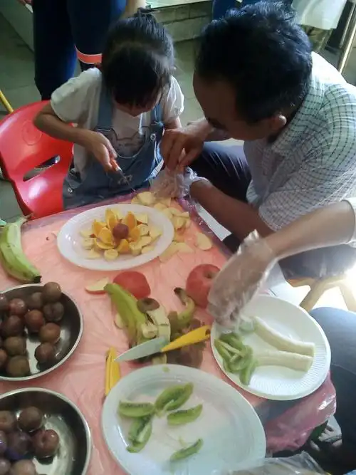 我自己动手切水果