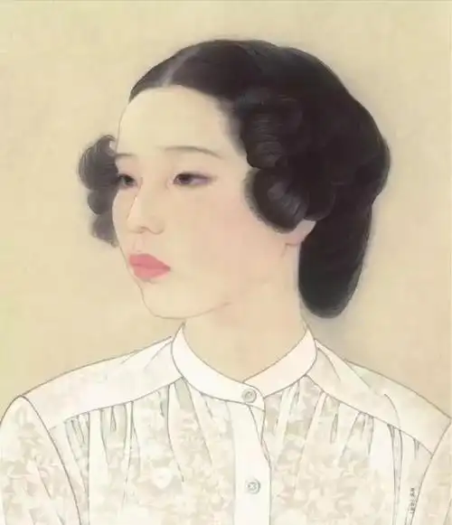 何家英工笔人物作品特写