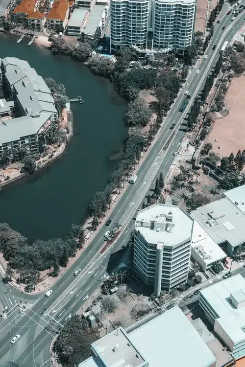 斜线构图一一澳大利亚黄金海岸