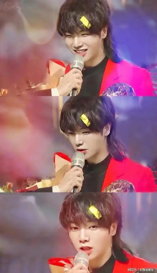 华晨宇最新自拍亮相卷毛狼尾发型化身摇滚小狼崽