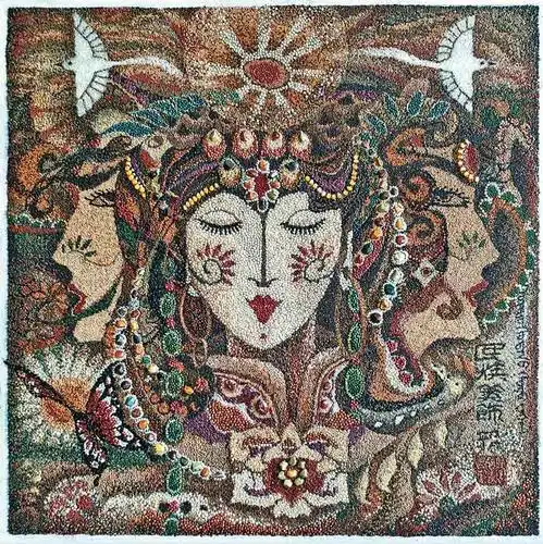 气韵五谷 自然本色——内蒙古工艺美术系列之科尔沁五谷画