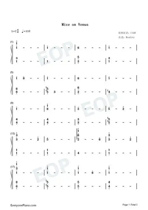 mice on venus-我的世界bgm