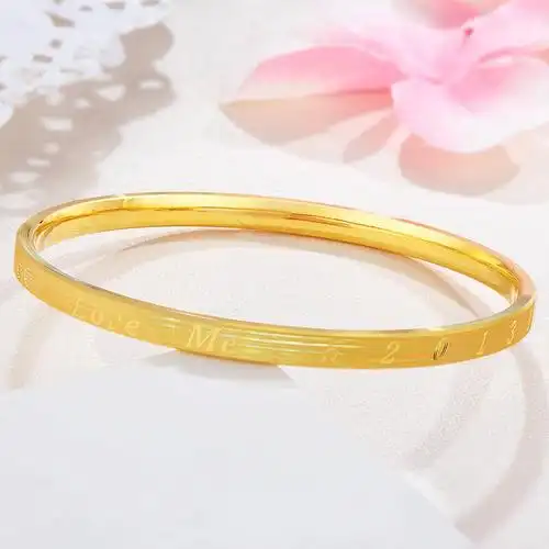 十款年轻女人黄金手镯款式