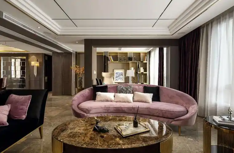 美式现代轻奢风格装修案例图