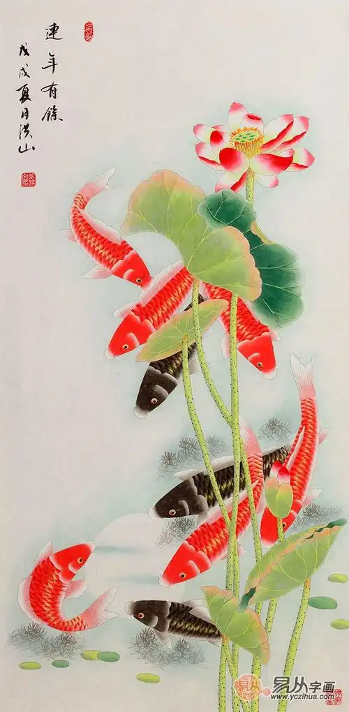 室内走廊墙壁的点缀美化,这些美美的花鸟画可不能错过!