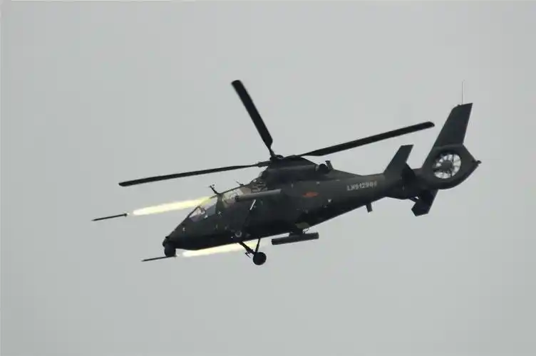 wz-19 attack helicopters fire rocket launchers