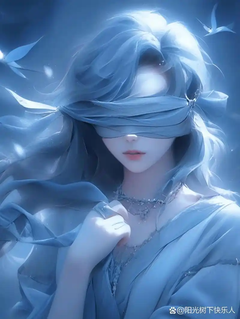 蒙眼女生头像 我蒙上自己的双眼,只为记住你惊世的容颜