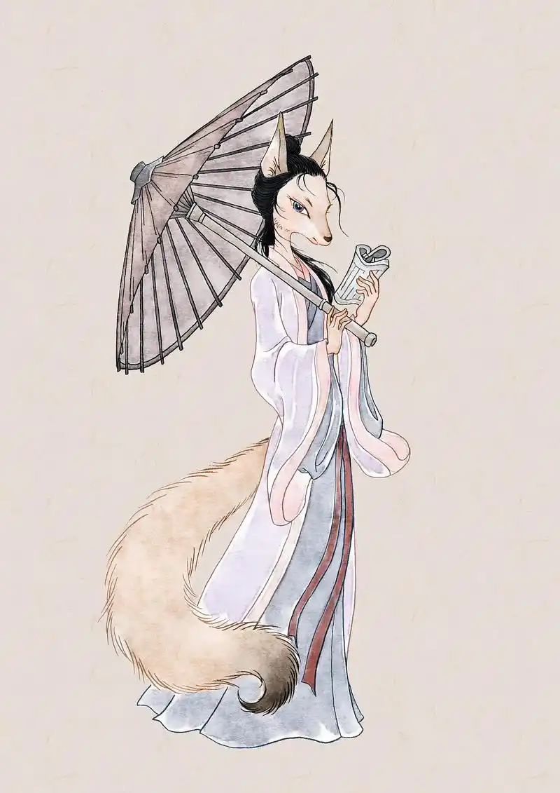 4天前 9 1 2 沈阳  |  插画师 古风水彩狐仙读书 原创  -  插画