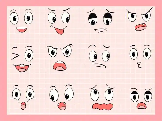 59表情简笔画手帐素材绘画过程