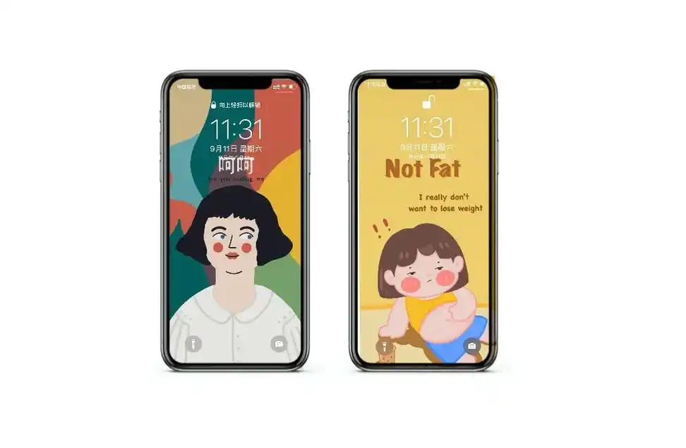 iphone12壁纸 #卡通壁纸 "我不允许我的朋友们没有 - 抖音