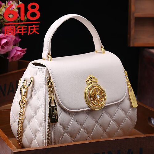 酷奇袋鼠眞皮女包2024春夏新款袋鼠品牌包时尚链条单肩包百搭斜挎苹果