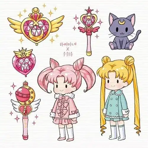 简笔画 | 快,q版动漫同人图!随手就能搞起!