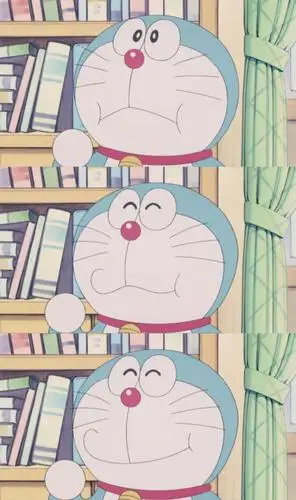 有这种治愈系的哆啦a梦的壁纸吗
