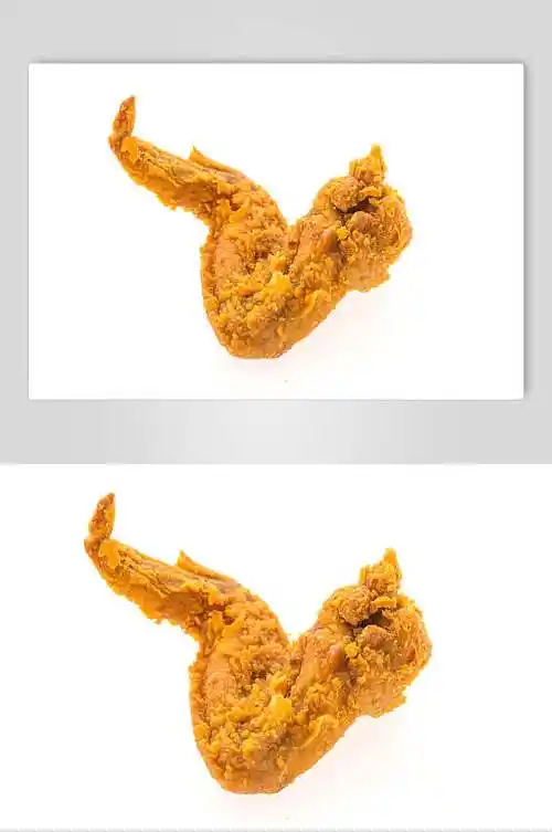 脆皮炸鸡翅高清图片