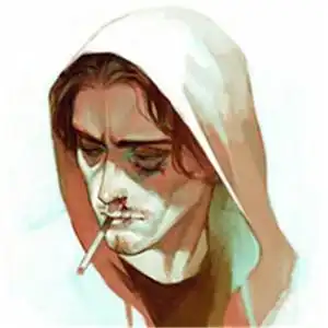 历尽沧桑的成熟的男人 大叔动漫男头像图片