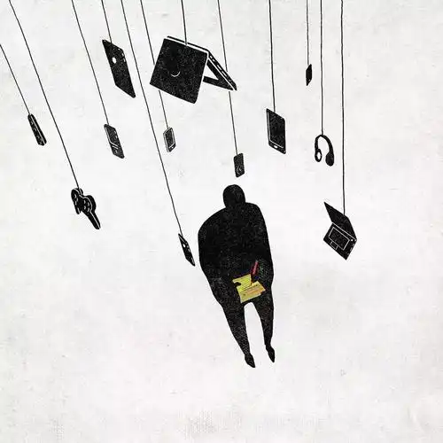 他只用这4张插画,就画出了抑郁者的内心世界