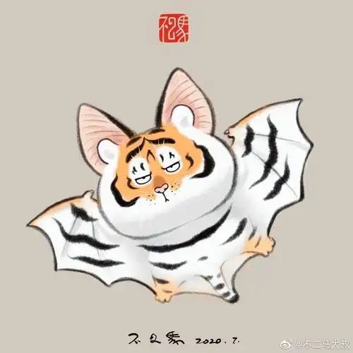 2022可爱霸气老虎头头像合集,不二马的小老虎太可爱啦