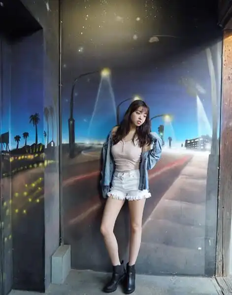 王文也长腿吸睛.