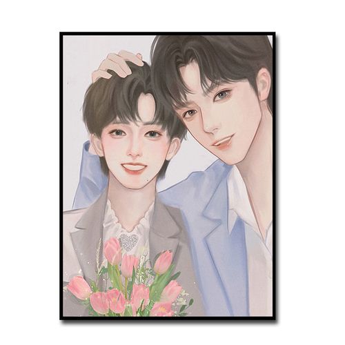 时代少年团宋亚轩数字油画diy手工填充填色治愈diy