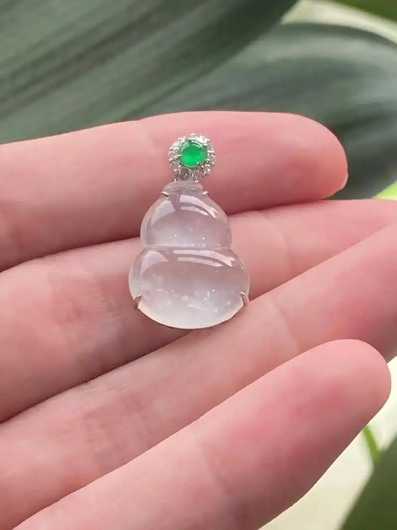 翡翠葫芦项链坠官园珠宝城218室